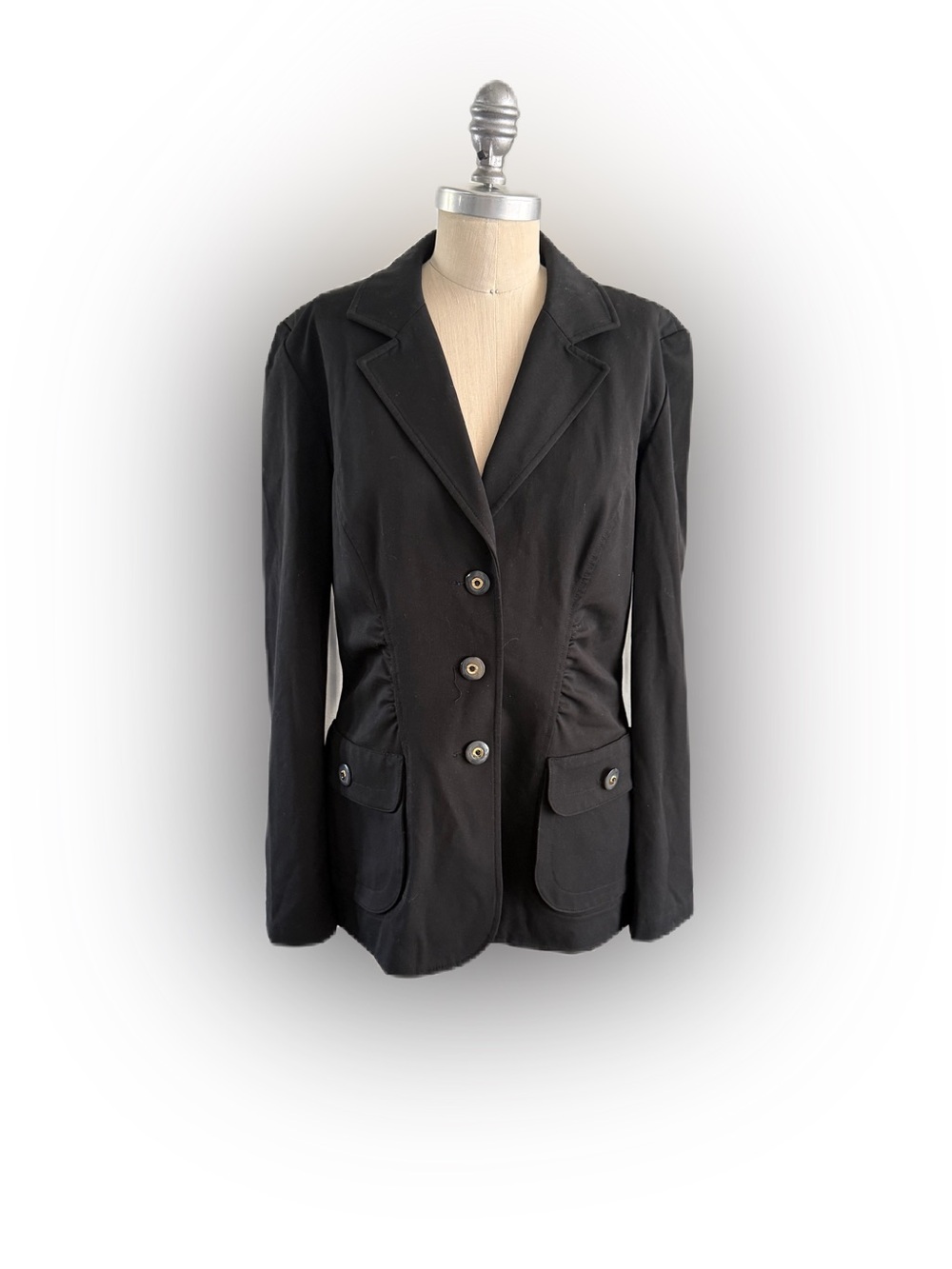 St.John Sport Women’s Black Long Sleeve Blazer Jacket. Size Medium
